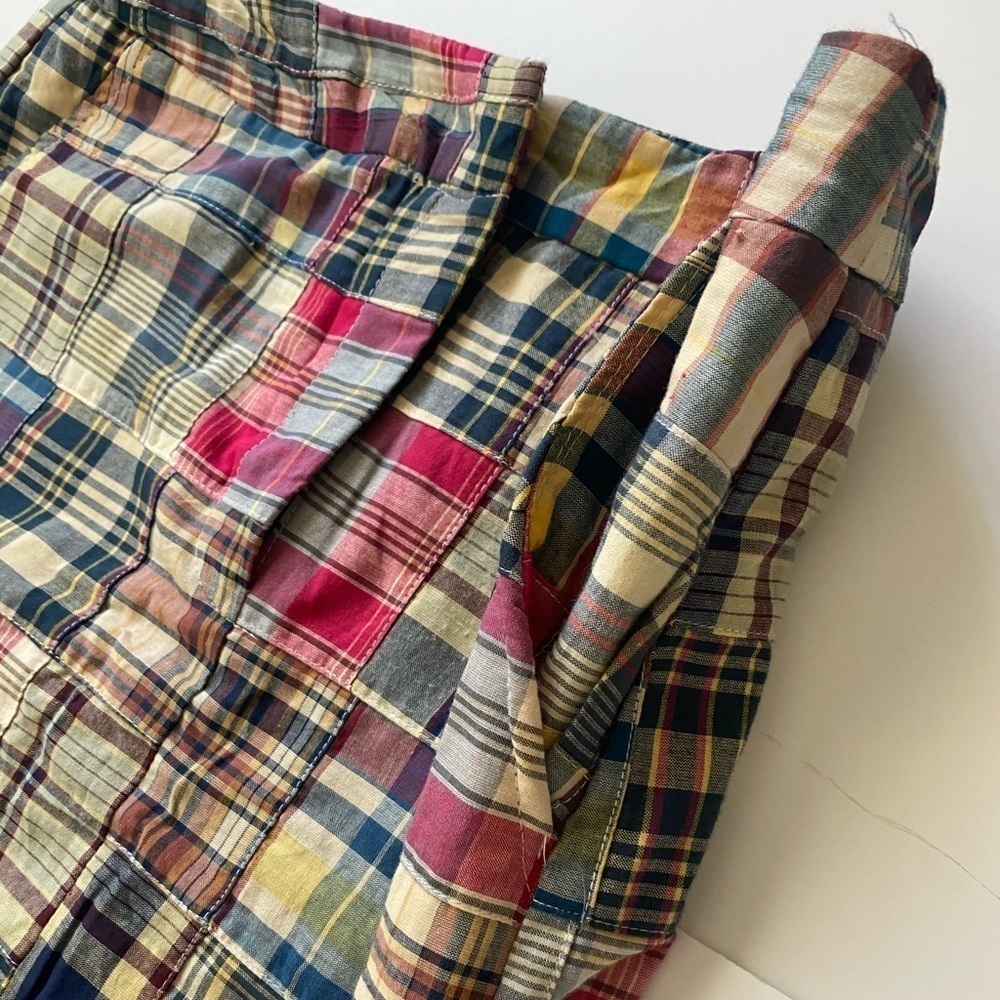 Carole little madras plaid mini skirt 4 - Picture 4 of 5